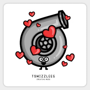 Cutest Turbo - Love Is In The Air Magnet